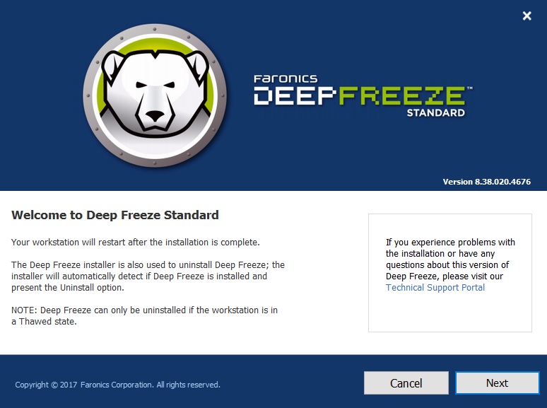 Deep Freeze Standard 8.37.020.4674
