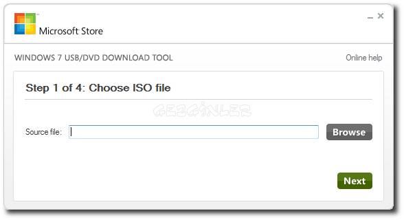 Windows 7 USB/DVD Download Tool 1.0